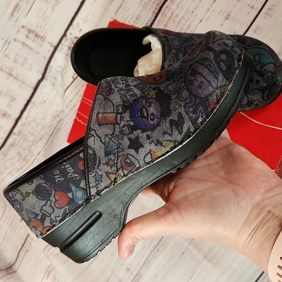 NWT Sanita women's gray pastora original professional collection suede clog - Picture 3 of 10